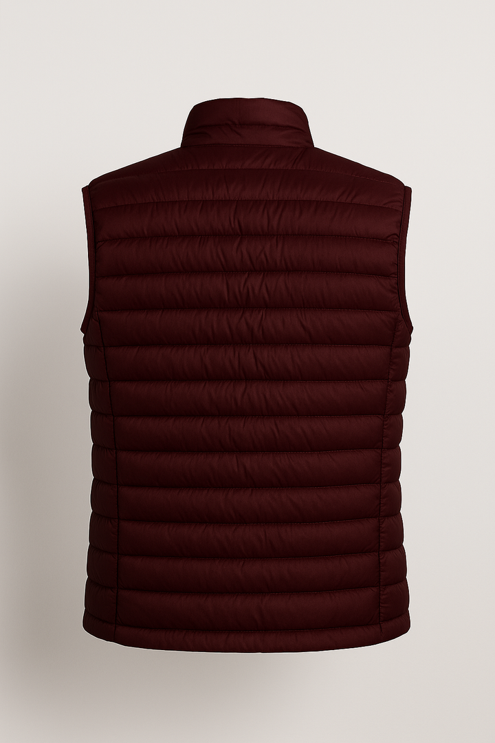 Premium Herre Murstensrød Puffervest