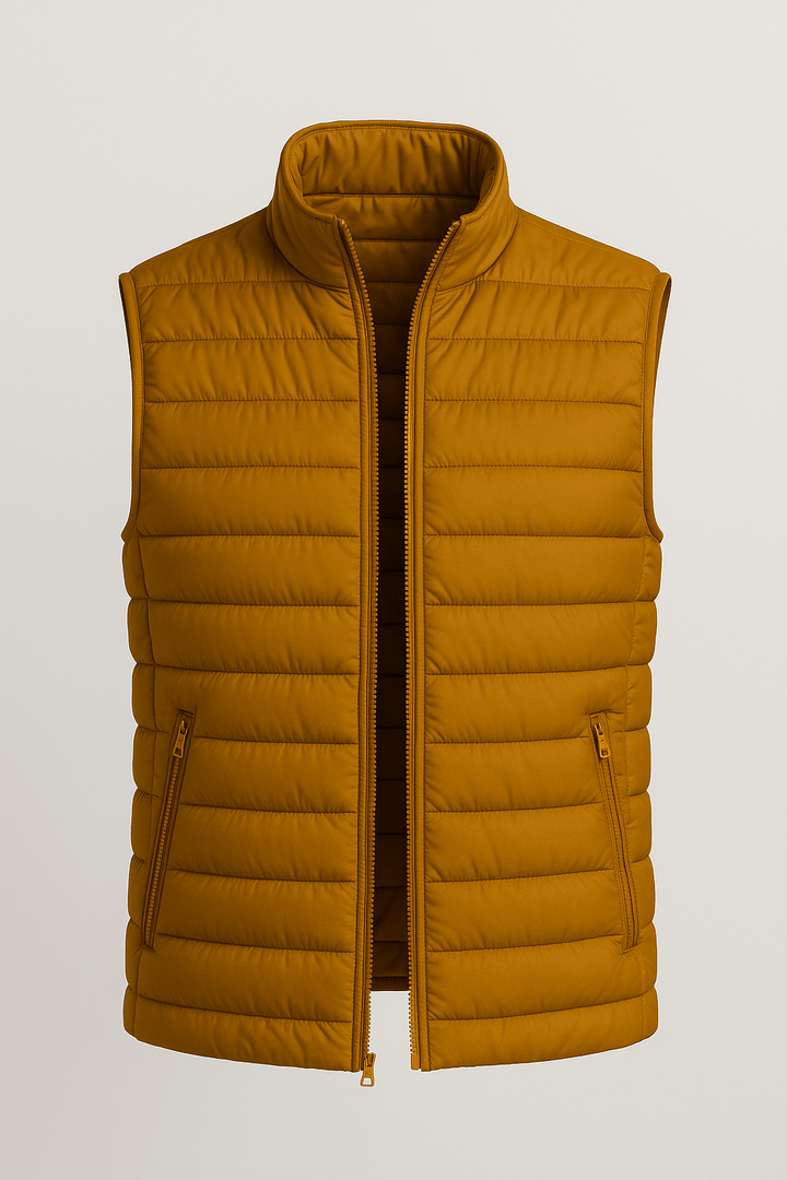 Premium Herre Gurkemeje Puffervest