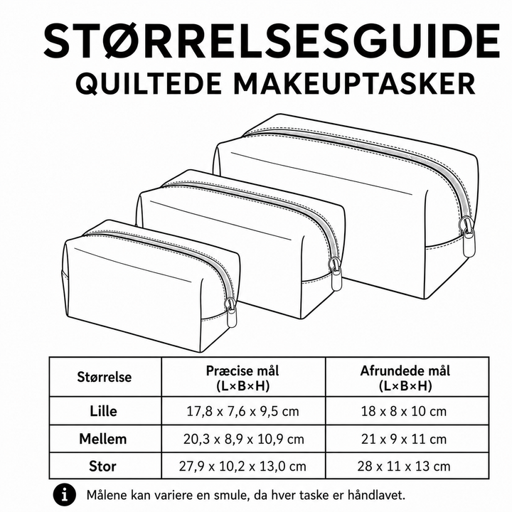 Makeuptaske Høns i Turkis