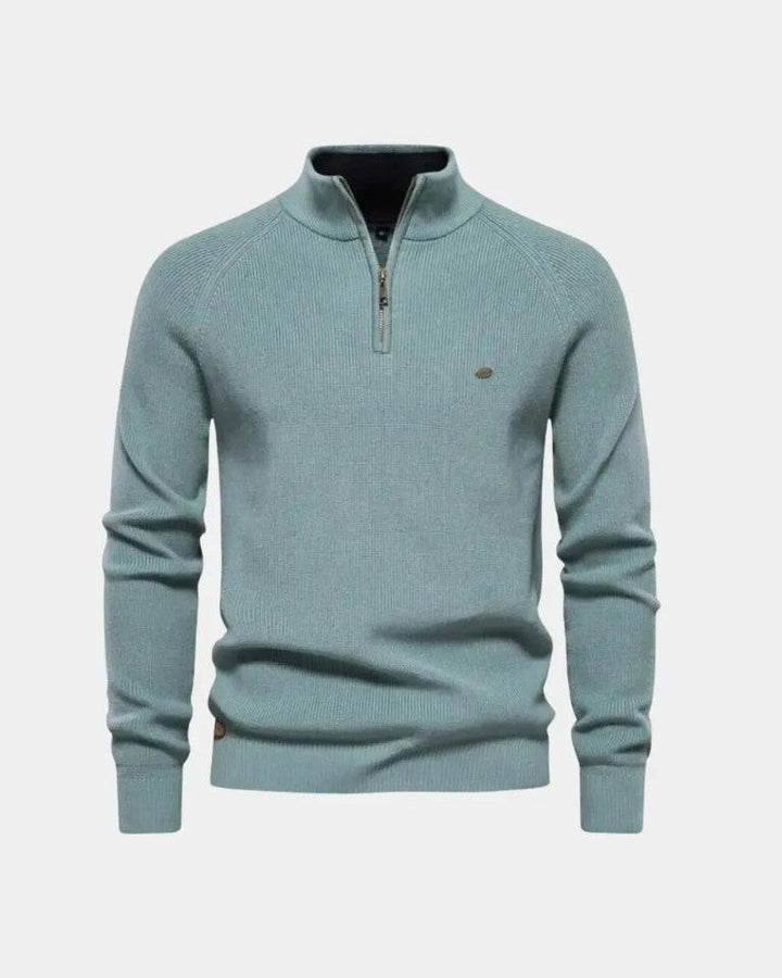 Christian™ | Sweater med Lynlås