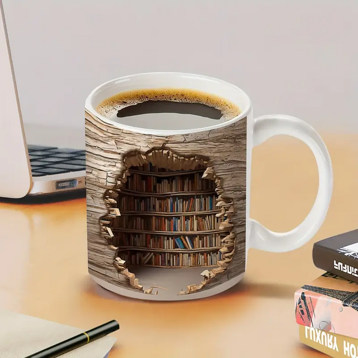 Betagende Kopper Med Varmeaktiveret Bibliotek