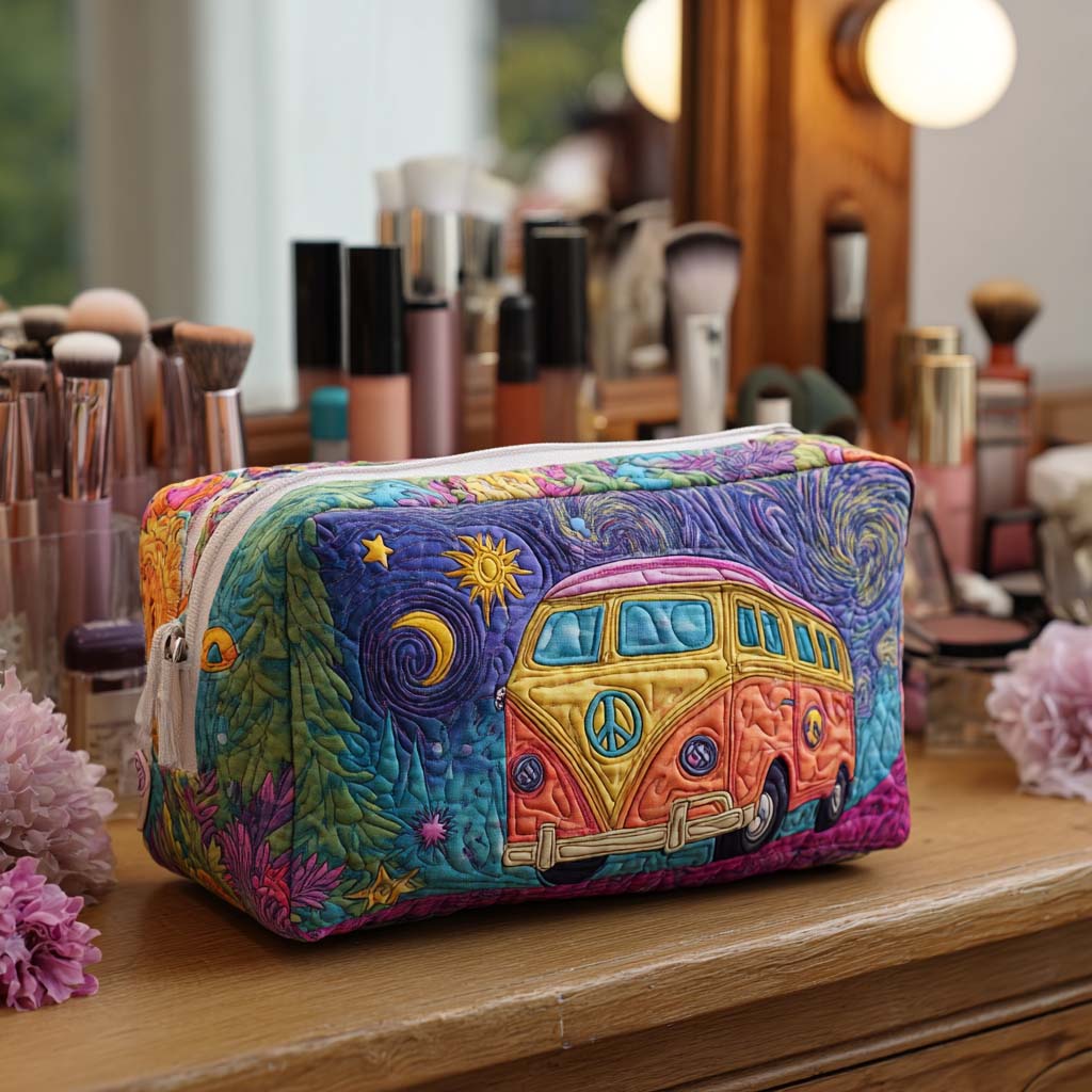 Makeuptaske Sommerrejse i Lilla