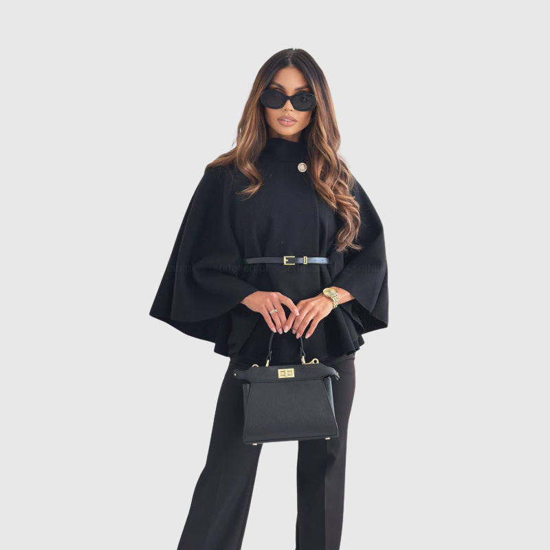 Růžena - Stilfuld sommerfuglejakke med bælte