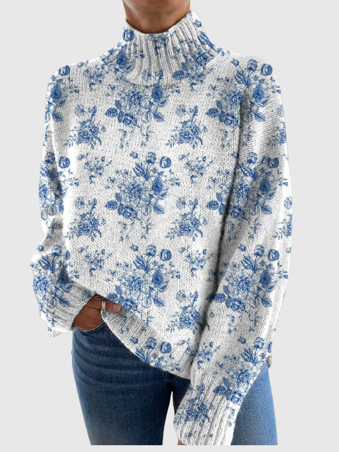 Ebba | Strikket rullekrave