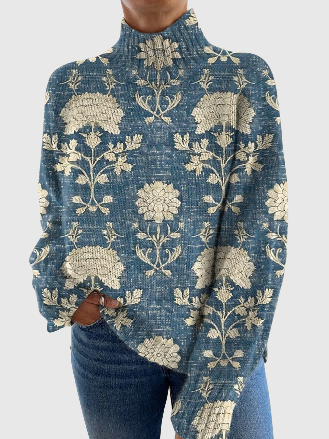 Freja | Strikket rullekrave