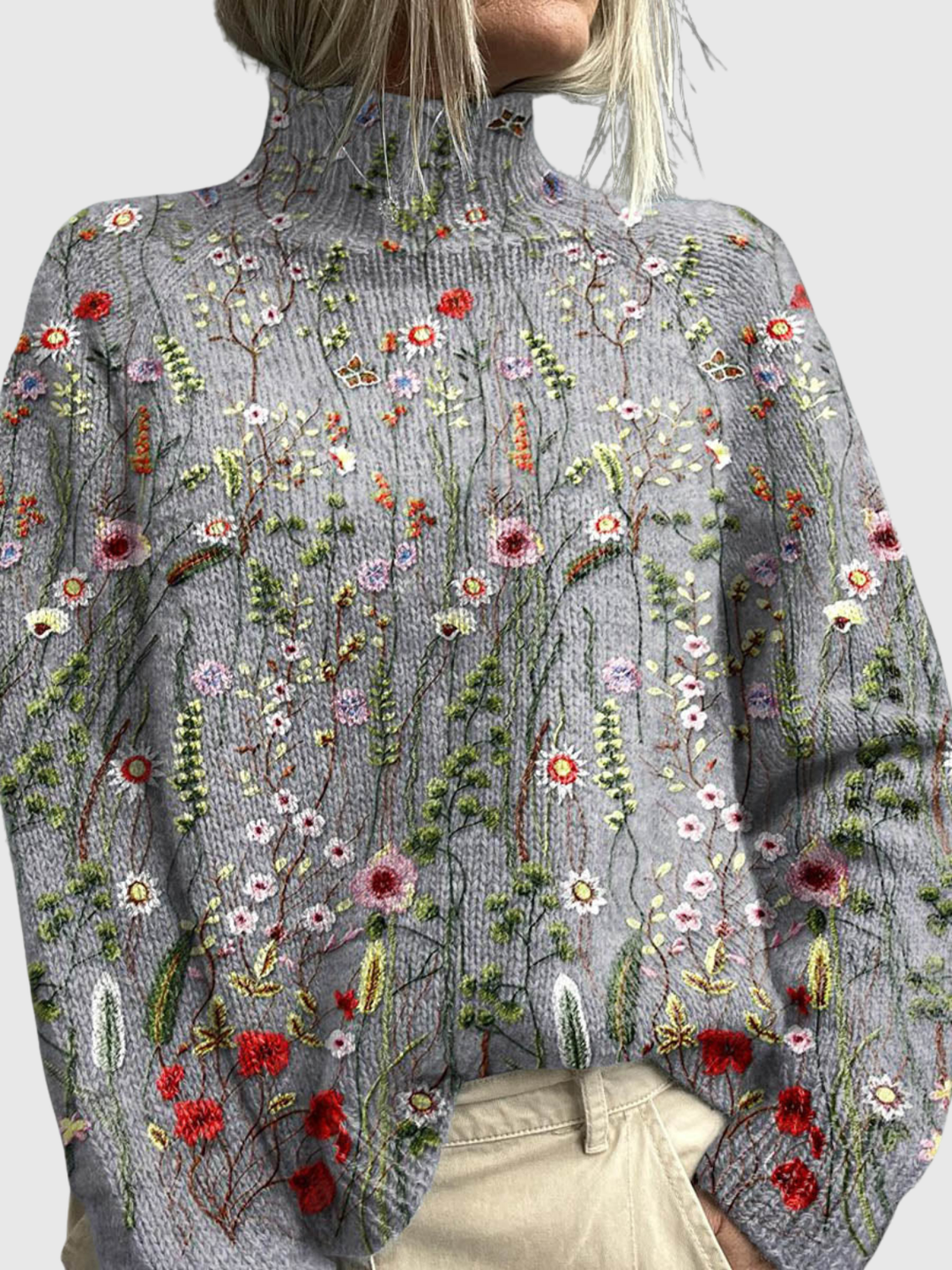 Vera | Strikket poloshirt