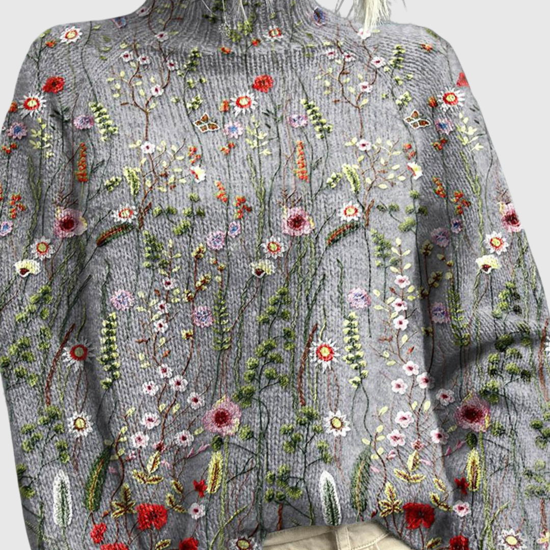 Vera | Strikket poloshirt