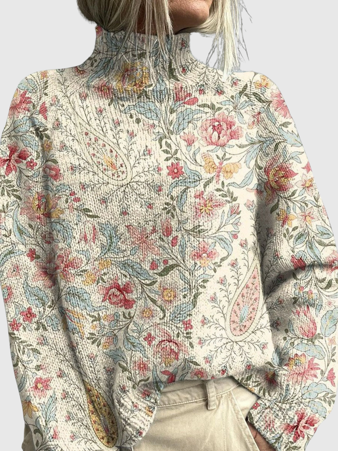 Ines | Strikket poloshirt