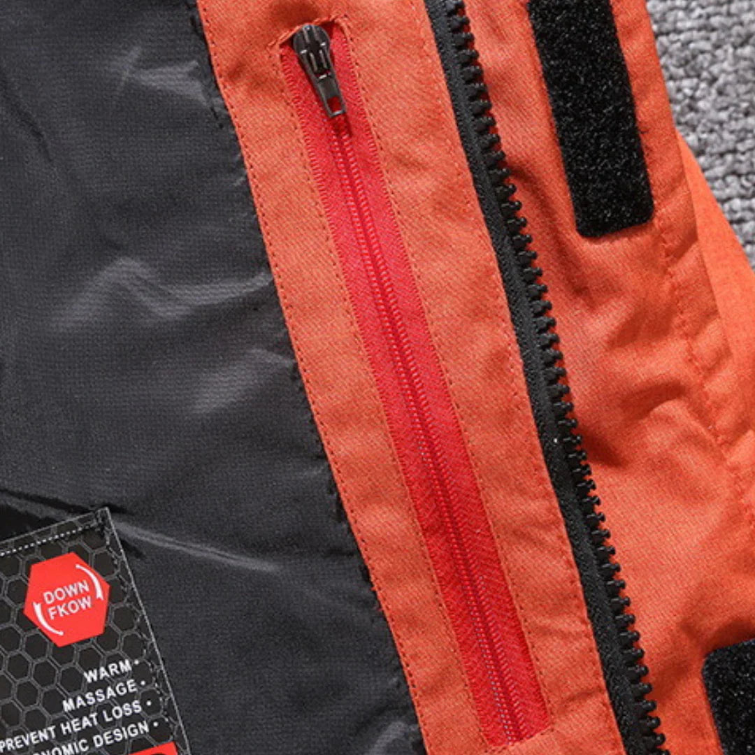 Kasper | Herre vinterquiltet jakke med hætte