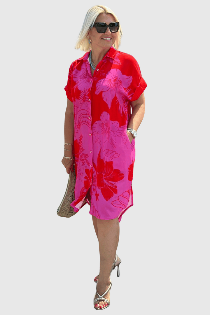 Naomi | Kjole med blomsterprint