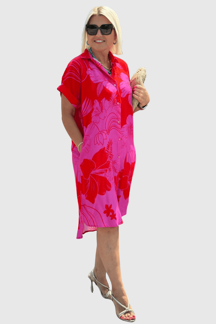 Naomi | Kjole med blomsterprint