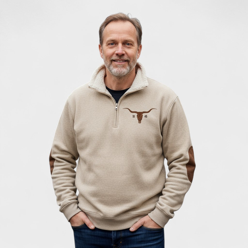 Émeric™ | Stilfuld trøje med halv lynlås