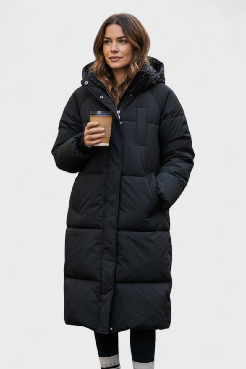 Gabriela™ | Pelsjakke med hätte 