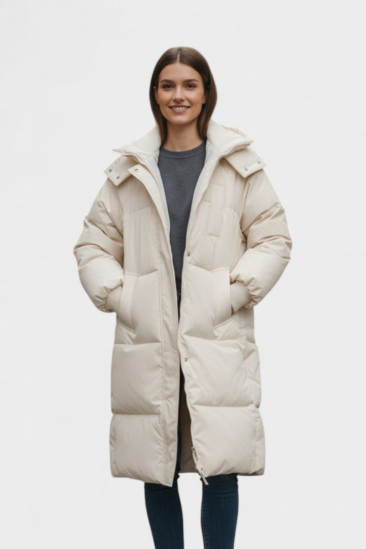 Gabriela™ | Pelsjakke med hätte 