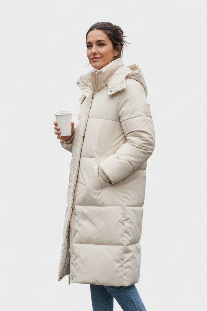 Gabriela™ | Pelsjakke med hätte 