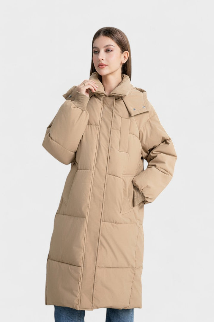 Gabriela™ | Pelsjakke med hätte 