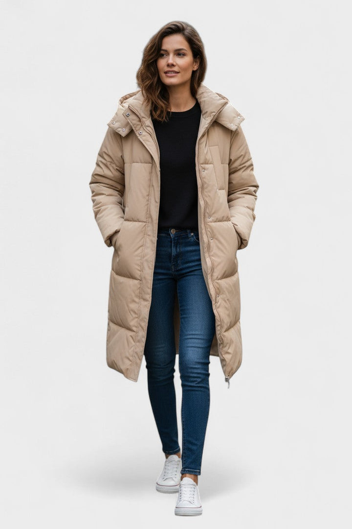 Gabriela™ | Pelsjakke med hätte 