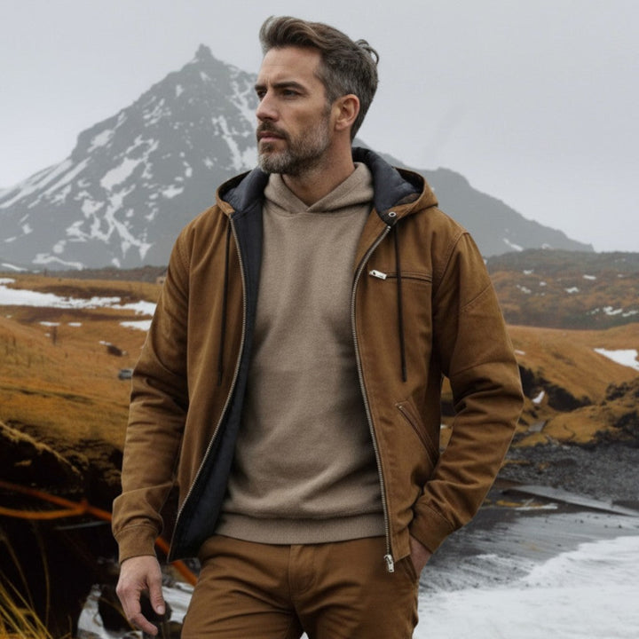 Gaspard™ | Stilfuld hættetrøje med lynlås