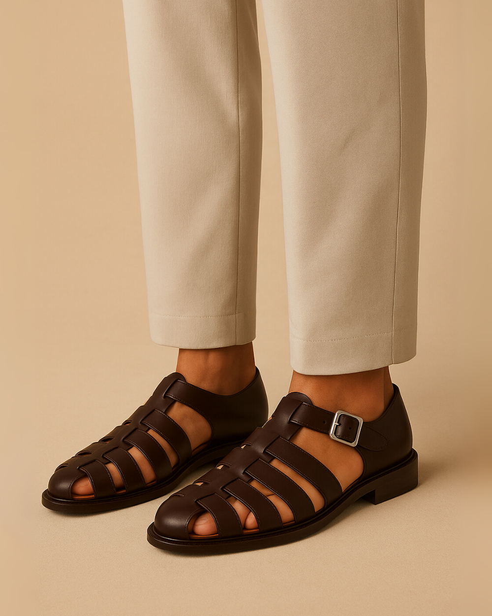 Grazio™ | Lukket Sandal med Rem