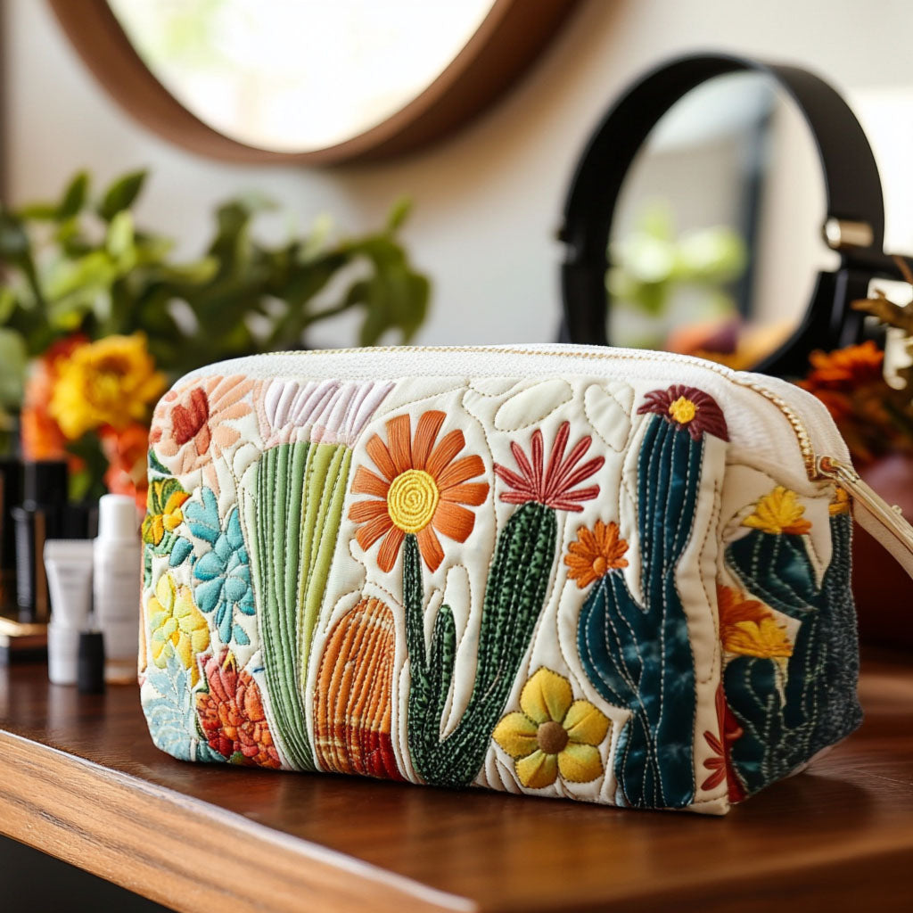 Makeuptaske Blomster i Række