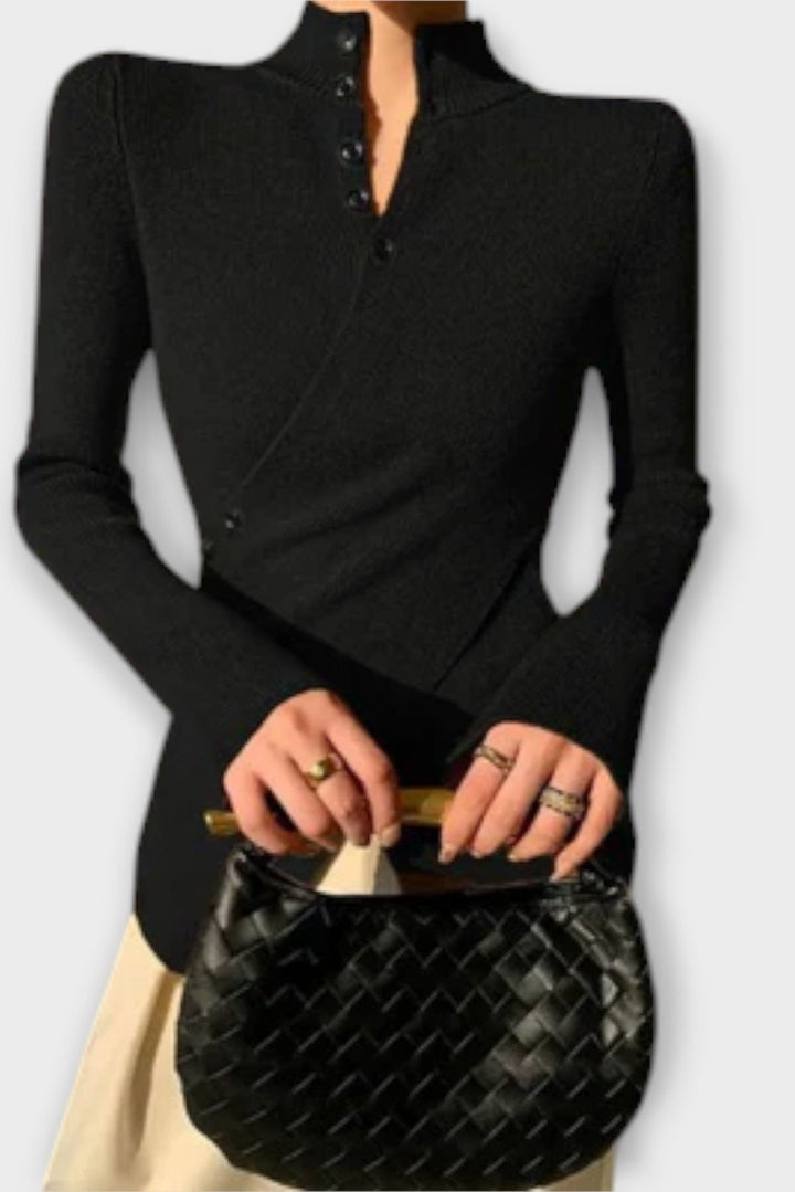 Gry | Sort strikket sweater