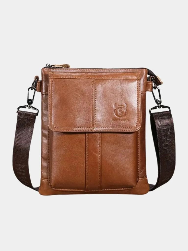 Henrik™ | Vintage skuldertaske i læder