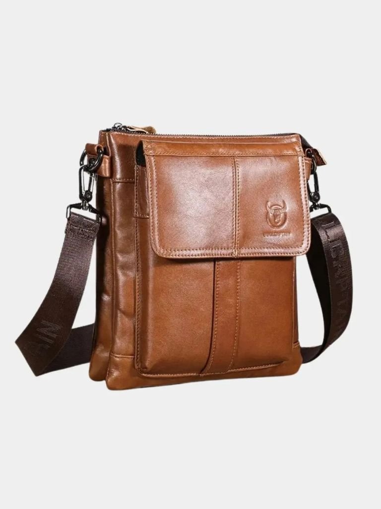 Henrik™ | Vintage skuldertaske i læder