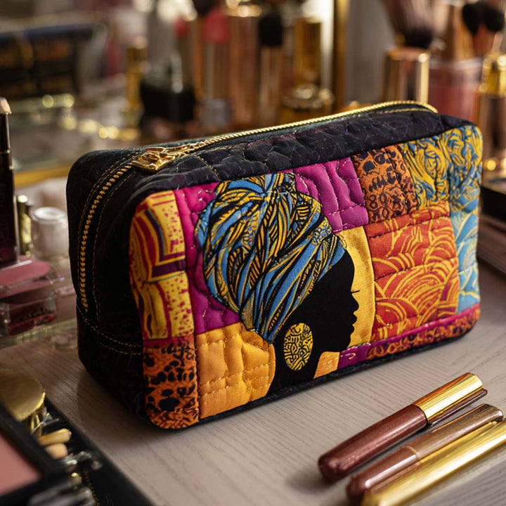 Makeuptaske Farverig Patchwork