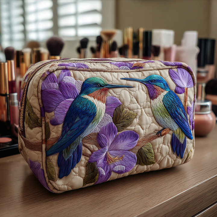 Makeuptaske Kolibri i Blåt