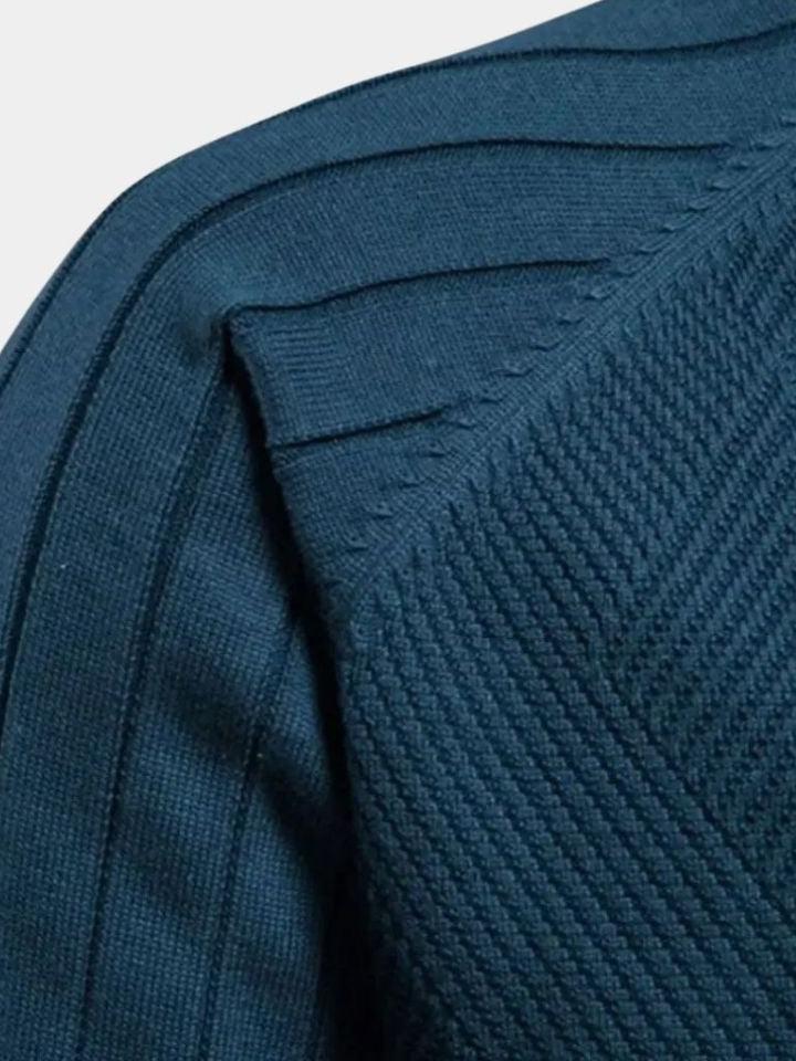 Jacquard™ | Strikcardigan med Lynlås