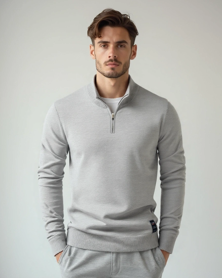 Jakob™ | Halvlukket sweater