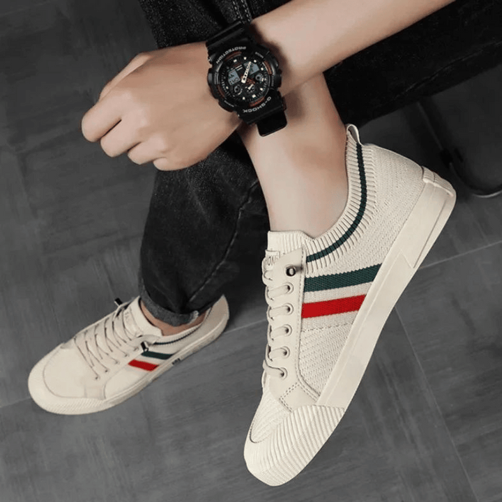 Jon™ | Stribede Sneakers