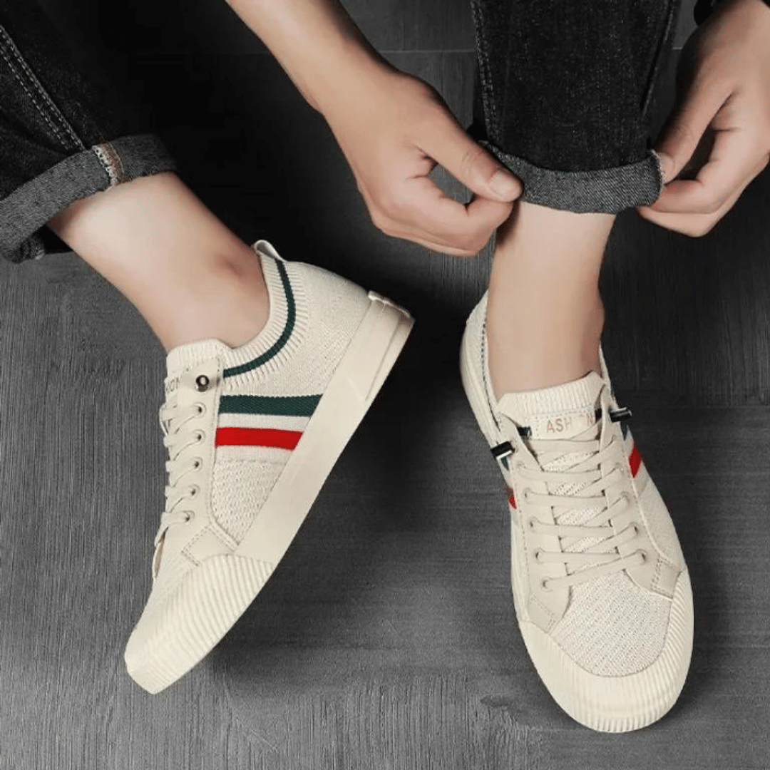Jon™ | Stribede Sneakers