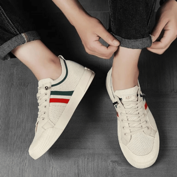 Jon™ | Stribede Sneakers