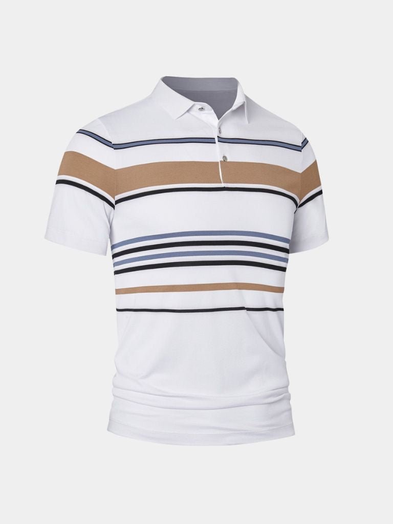 Kasper™ | Solnedgang Stribet Polo