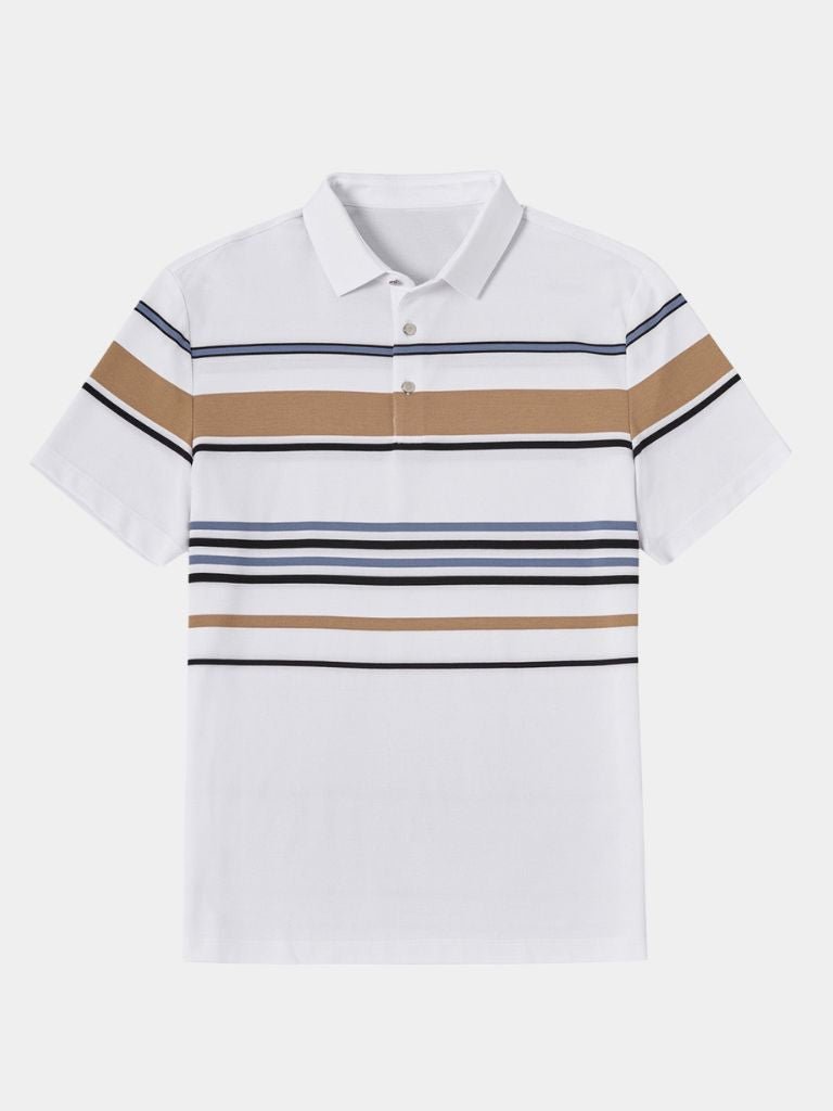 Kasper™ | Solnedgang Stribet Polo