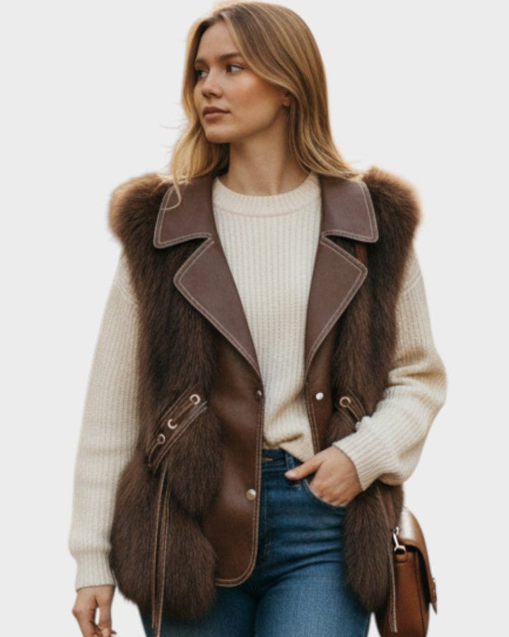 Katrine | Elegant lædervest