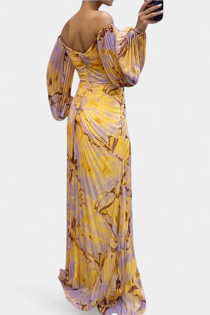 Kirstine | Plisseret Maxi kjole