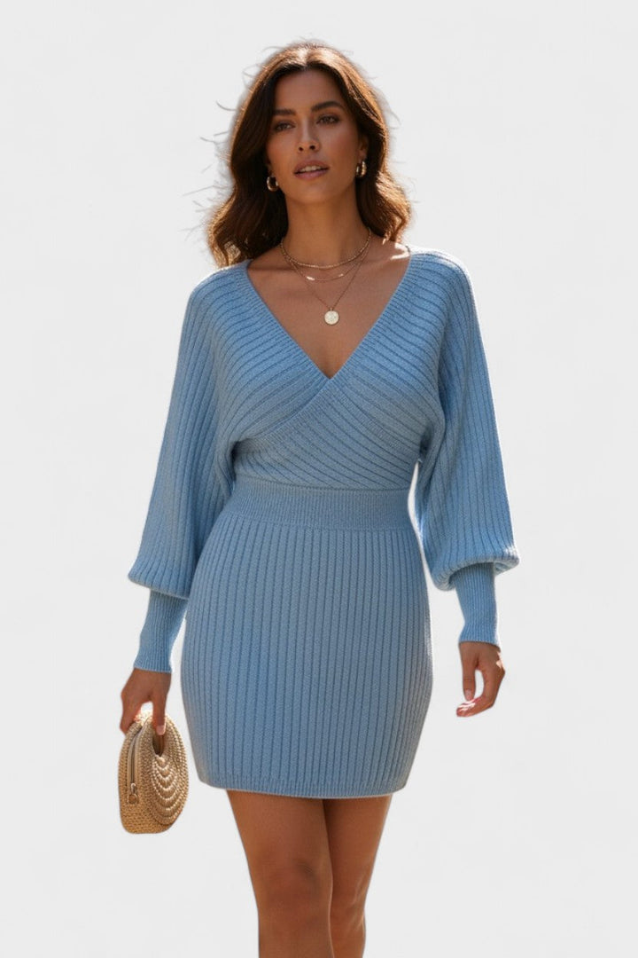 Klara™ | Elegant Omslagskjole med V-hals