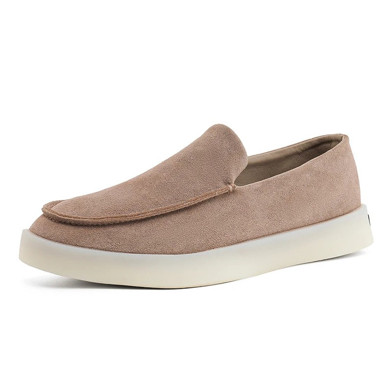 Klassiske Business-loafers i ruskind