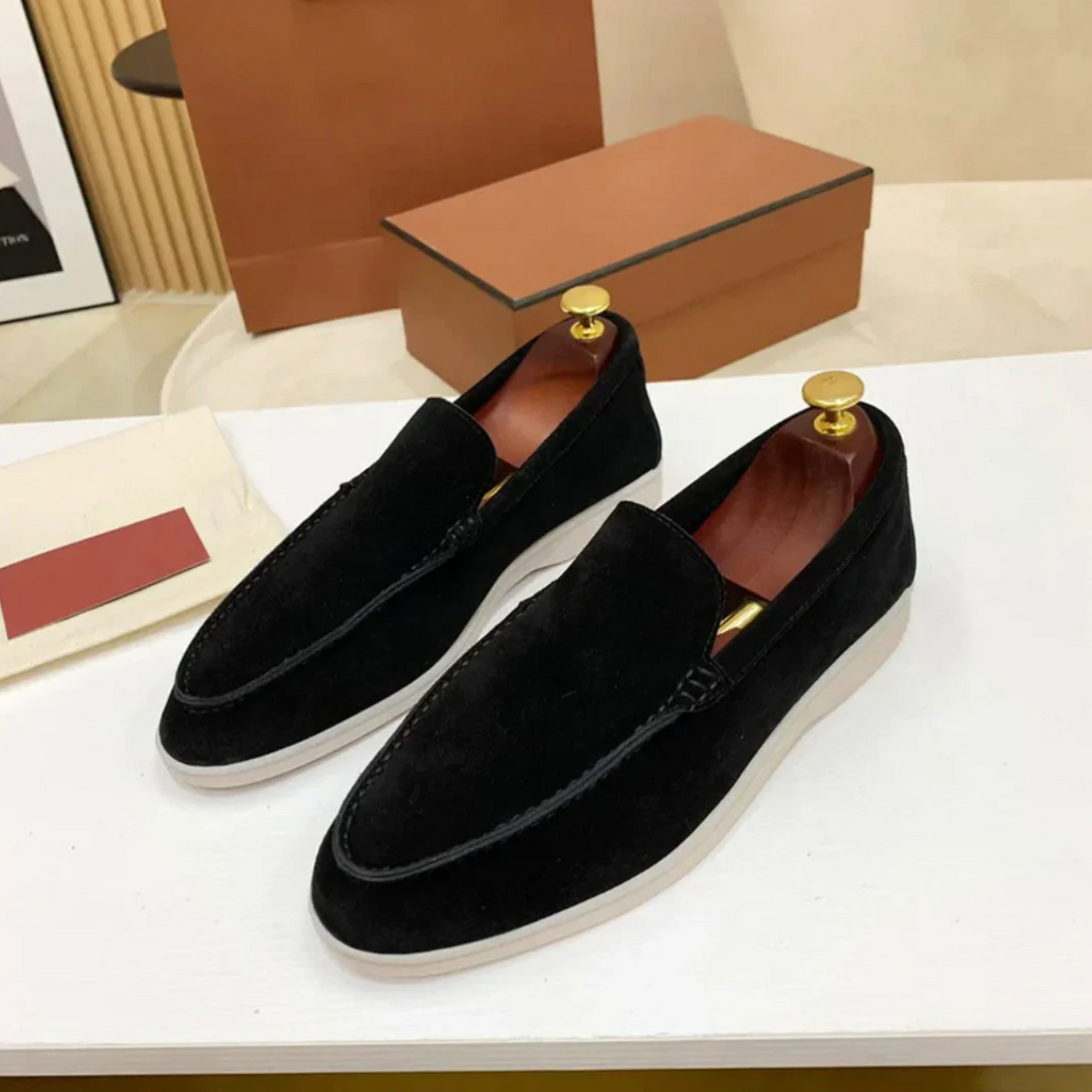 Klassiske Suede Loafers