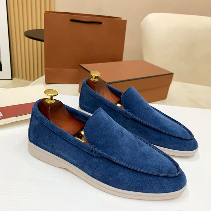 Klassiske Suede Loafers
