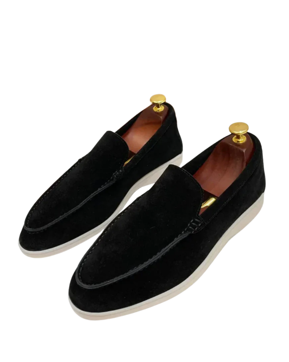 Klassiske ruskindsloafers
