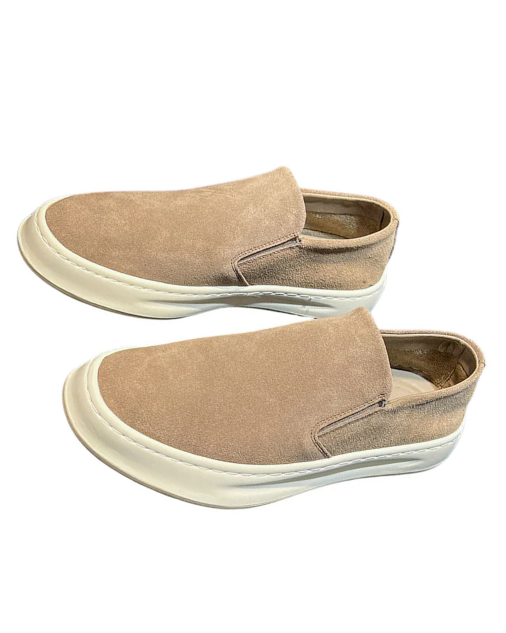 Komfortable ruskindsloafers