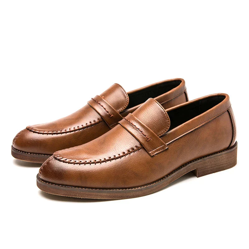 Læder Dress Loafers