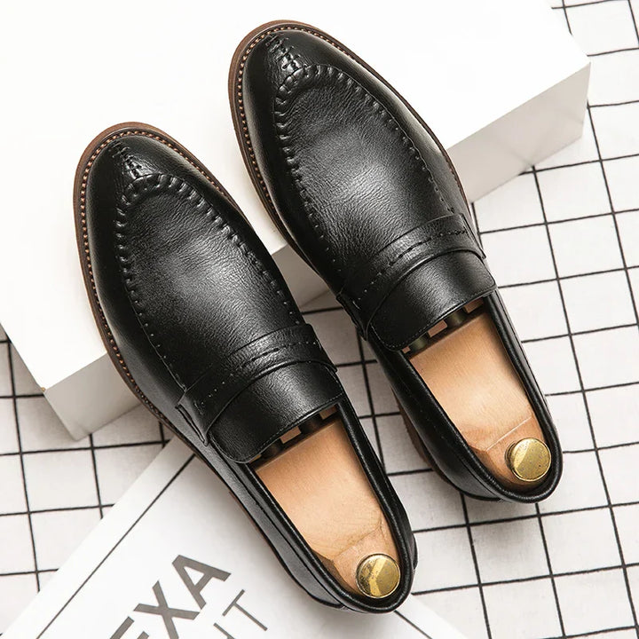 Læder Dress Loafers