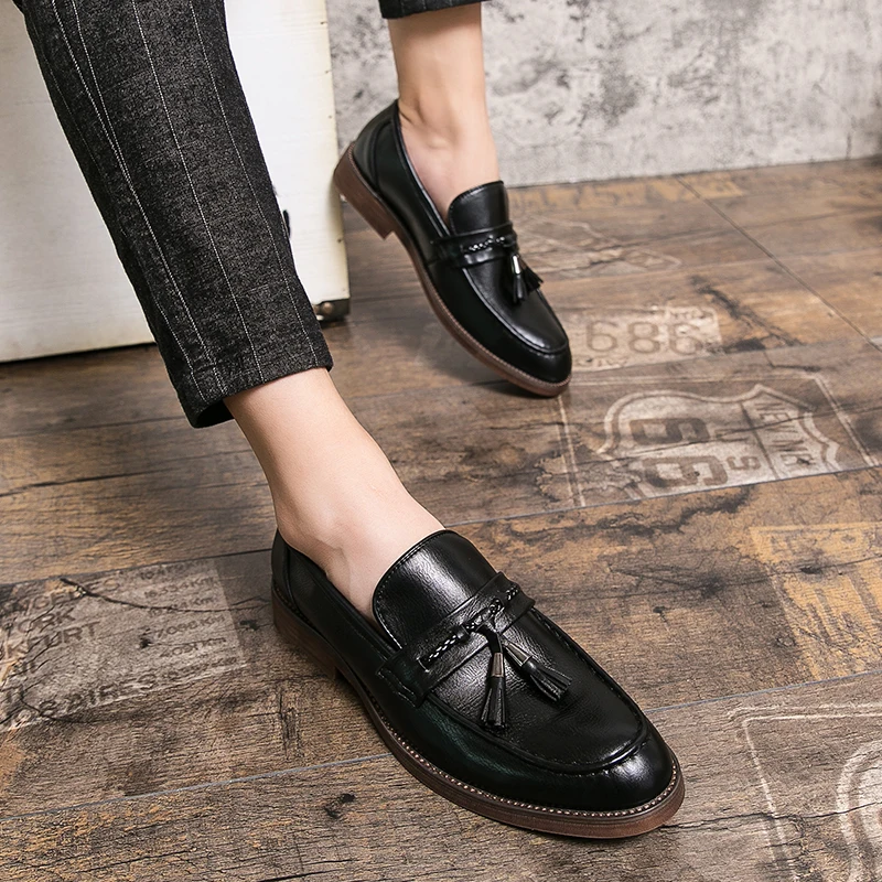 Læder Tøse Loafers