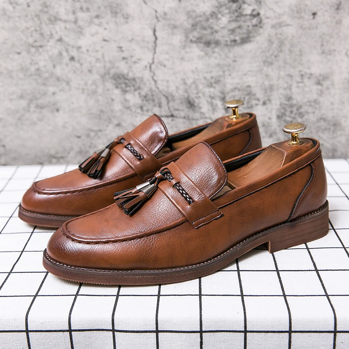 Læder Tøse Loafers