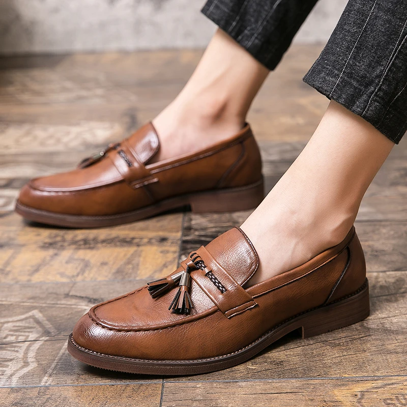 Læder Tøse Loafers