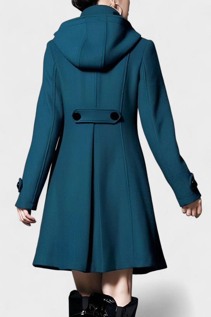 Lenka™ | Elegant frakke med hätte